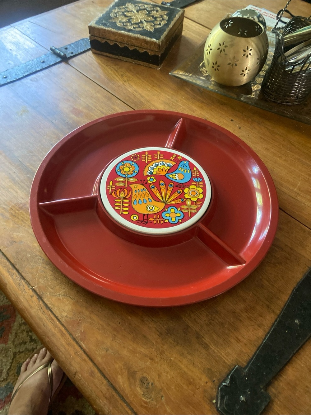 Vintage Royal Crown Divided Appetizer Tray